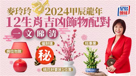 2024免年運程|麥玲玲2024龍年運程｜12生肖運勢全面睇+開運大法 4 